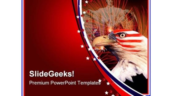 Tribute Americana PowerPoint Themes And PowerPoint Slides 0911
