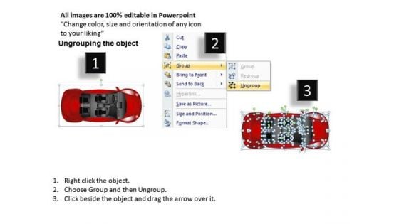 Trip Red Beetle Car PowerPoint Slides And Ppt Diagram Templates