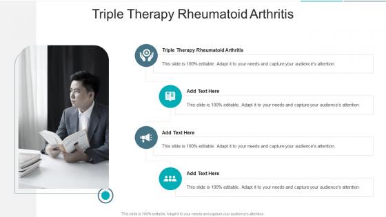 Triple Therapy Rheumatoid Arthritis In Powerpoint And Google Slides Cpb
