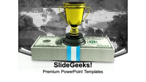 Trophy And Monetary Award Competition PowerPoint Templates And PowerPoint Themes 0912 Trophy And Monetary Award Competition PowerPoint Templates And PowerPoint Themes 0912
