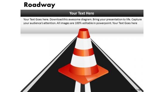 Trouble Roadway PowerPoint Slides And Ppt Diagram Templates