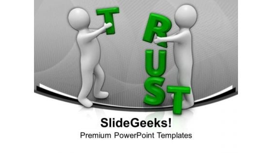 Trust Is Important For Business PowerPoint Templates Ppt Backgrounds For Slides 0613