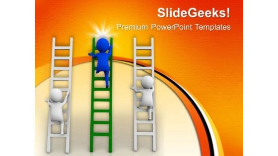 Try To Hold The First Place In Race PowerPoint Templates Ppt Backgrounds For Slides 0613