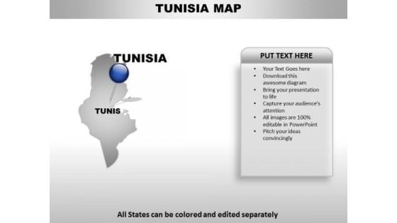 Tunisa Country PowerPoint Maps