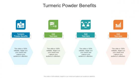 Turmeric Powder Benefits In Powerpoint And Google Slides Cpb