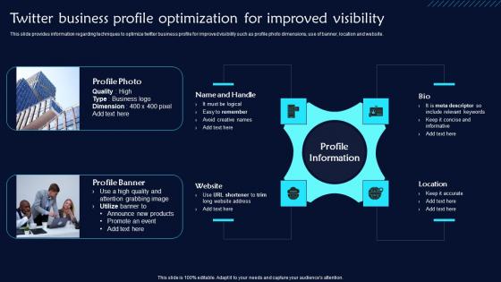 Twitter Business Profile Optimization For Improved Twitter Promotional Techniques Download Pdf