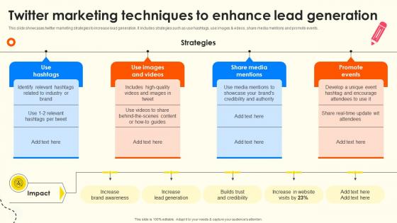 Twitter Marketing Techniques To Enhance Lead School Enrollment Enhancement Strategy SS V