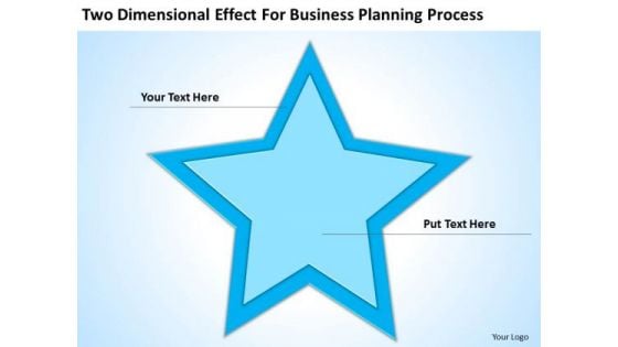 Two Dimensional Effect For Business Planning Process Ppt Good PowerPoint Templates