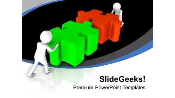 Two People Can Make Great Impact PowerPoint Templates Ppt Backgrounds For Slides 0713 Two People Can Make Great Impact PowerPoint Templates Ppt Backgrounds For Slides 0713