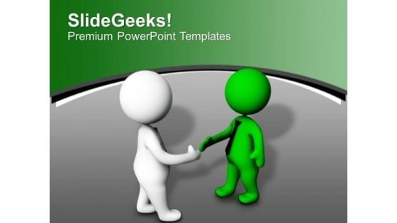 Two Teams Deal Business PowerPoint Templates Ppt Backgrounds For Slides 0213