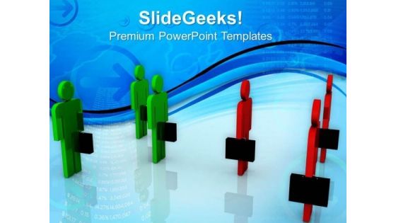 Two Teams Teamwork Concept Business PowerPoint Templates Ppt Backgrounds For Slides 0513 Two Teams Teamwork Concept Business PowerPoint Templates Ppt Backgrounds For Slides 0513
