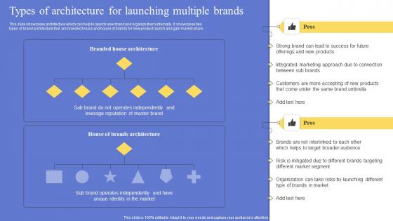 Types Of Architecture For Launching Multiple Brands Maximizing Revenue Using Elements Pdf