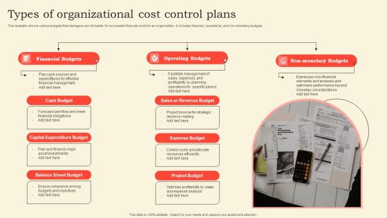 Types Of Organizational Cost Control Plans Inspiration Pdf