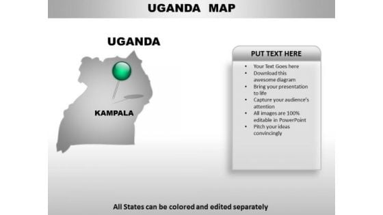 Uganda Country PowerPoint Maps Uganda Country PowerPoint Maps