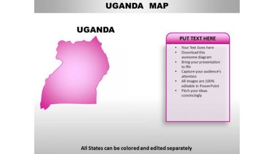 Uganda PowerPoint Maps