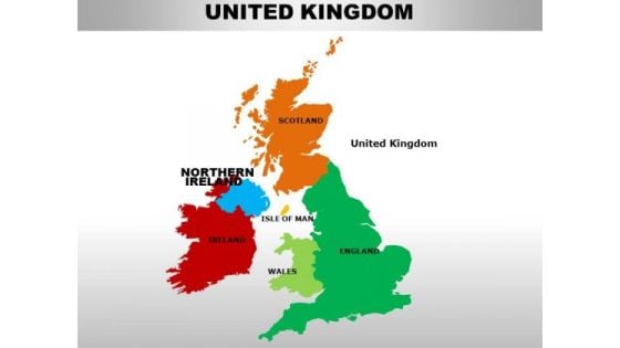 Uk Northern Ireland Country PowerPoint Maps