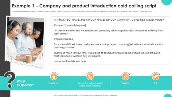 Ultimate Guide To Cold Example 1 Company And Product Introduction SA SS V