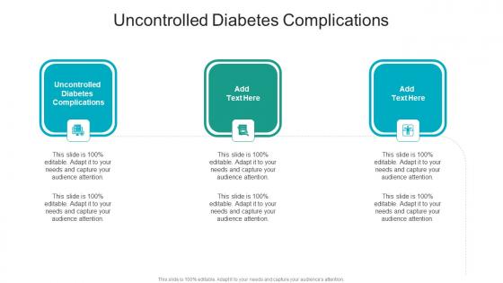 Uncontrolled Diabetes Complications In Powerpoint And Google Slides Cpb