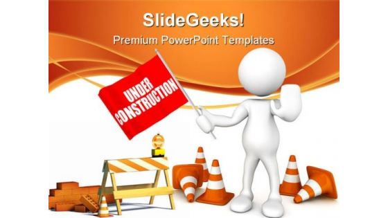 Under Construction06 Architecture PowerPoint Templates And PowerPoint Backgrounds 0811