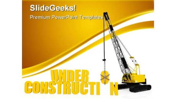 Under Construction PowerPoint Templates And PowerPoint Backgrounds 0511