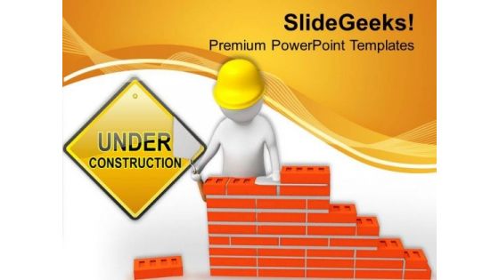 Under Construction Projects PowerPoint Templates Ppt Backgrounds For Slides 0513