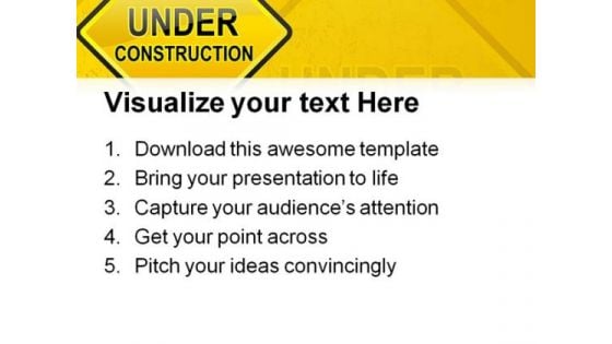 Under Construction Symbol PowerPoint Themes And PowerPoint Slides 0811