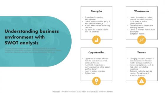 Understanding Business Environment With Swot Analysis Customer Segmentation Background Pdf