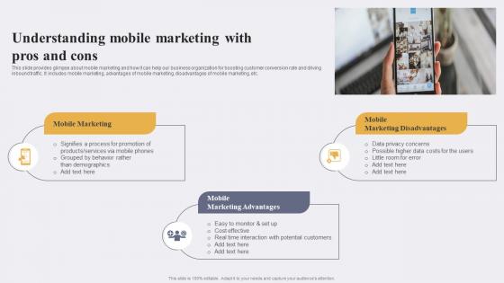 Understanding Mobile Marketing With Pros And Cons Enhancing Conversion Rate By Leveraging Rules Pdf