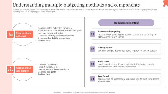 Understanding Multiple Budgeting Assessing Corporate Financial Techniques Designs Pdf