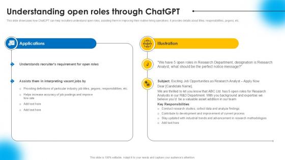 Understanding Open Roles Through AI Powered Recruitment Enhancing Ppt Example AI SS V