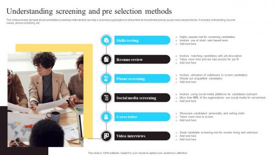 Understanding Screening And Pre Selection Methods Enhancing Workforce Productivity Portrait Pdf