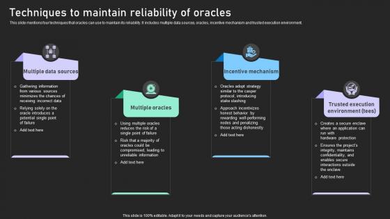 Understanding Various Blockchain Techniques To Maintain Reliability Of Oracles BCT SS V Understanding Various Blockchain Techniques To Maintain Reliability Of Oracles BCT SS V