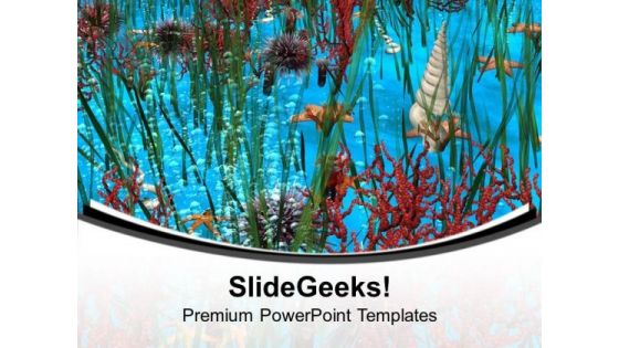 Underwater Background PowerPoint Templates Ppt Backgrounds For Slides 0713