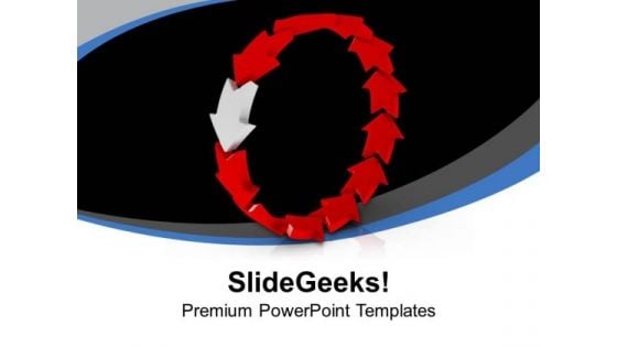 Unidirectional Arrows Represent Cycle PowerPoint Templates Ppt Backgrounds For Slides 0313 Unidirectional Arrows Represent Cycle PowerPoint Templates Ppt Backgrounds For Slides 0313