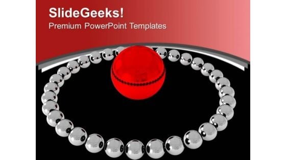 Unique Red Ball Concept Leadership PowerPoint Templates Ppt Backgrounds For Slides 0213