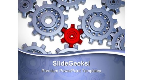 Unique Red Gear Industrial PowerPoint Themes And PowerPoint Slides 0811 Unique Red Gear Industrial PowerPoint Themes And PowerPoint Slides 0811