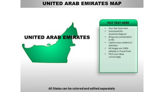 United Arab Emirates PowerPoint Maps