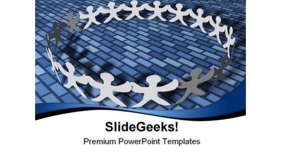 United Chain Teamwork PowerPoint Themes And PowerPoint Slides 0511 United Chain Teamwork PowerPoint Themes And PowerPoint Slides 0511