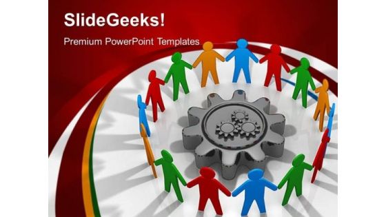 United People Communication PowerPoint Templates And PowerPoint Themes 0512