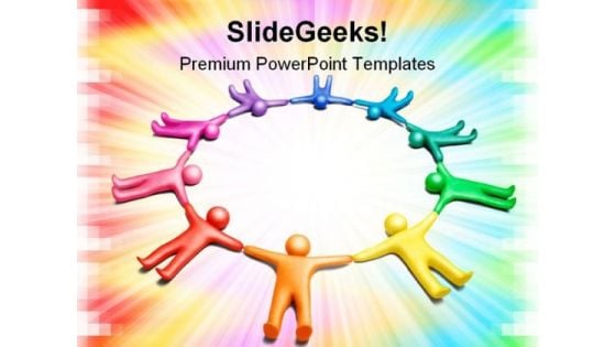 United People Global PowerPoint Templates And PowerPoint Backgrounds 0811