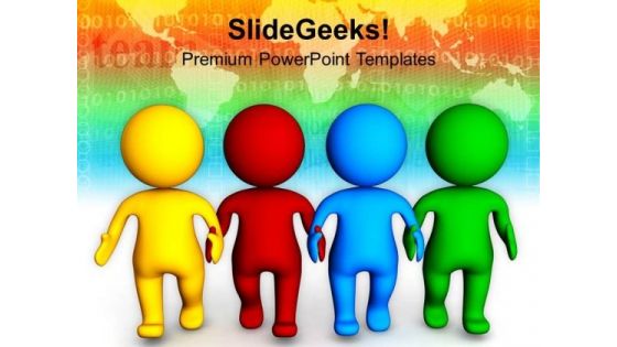Unity In Diversity Teamwork Concept PowerPoint Templates Ppt Backgrounds For Slides 0513 Unity In Diversity Teamwork Concept PowerPoint Templates Ppt Backgrounds For Slides 0513