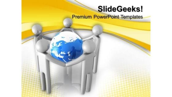 Unity In Peoples Global PowerPoint Templates And PowerPoint Themes 0612