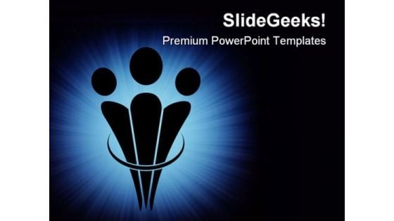 Unity Symbol PowerPoint Templates And PowerPoint Backgrounds 0711