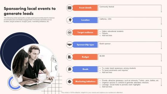 University Marketing Guide Sponsoring Local Events To Generate Leads Strategy SS V University Marketing Guide Sponsoring Local Events To Generate Leads Strategy SS V