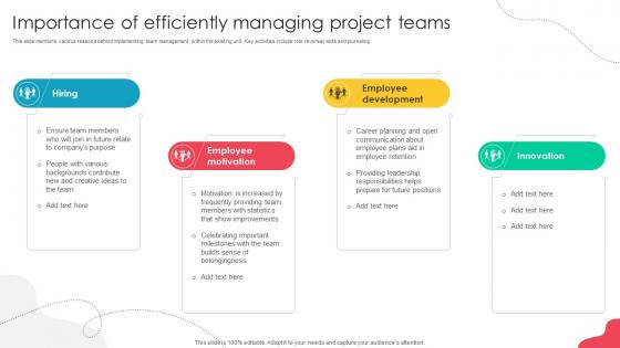 Unlocking Potential Enhancing Importance Of Efficiently Managing Project Teams Unlocking Potential Enhancing Importance Of Efficiently Managing Project Teams