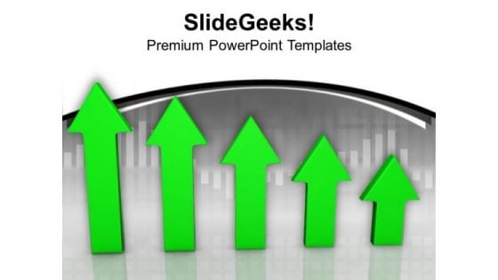 Up Arrows Business Growth PowerPoint Templates Ppt Backgrounds For Slides 0213 Up Arrows Business Growth PowerPoint Templates Ppt Backgrounds For Slides 0213