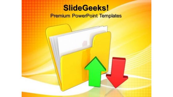 Upload Download Data Internet PowerPoint Templates And PowerPoint Themes 0712