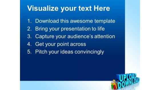 Upload Download Folder Icon Internet PowerPoint Templates And PowerPoint Themes 0912