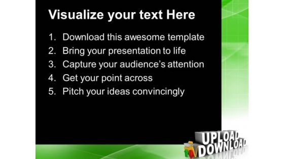 Upload Download Folder Icon Internet PowerPoint Templates And PowerPoint Themes 1112