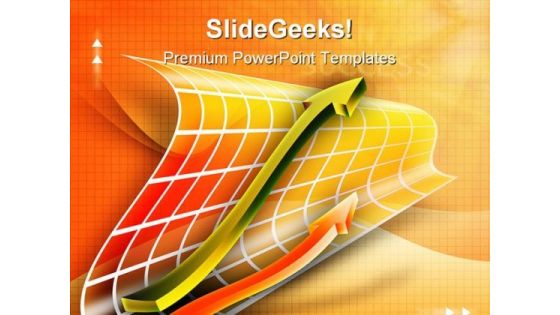 Upward Arrow Abstract Background PowerPoint Themes And PowerPoint Slides 0811 Upward Arrow Abstract Background PowerPoint Themes And PowerPoint Slides 0811